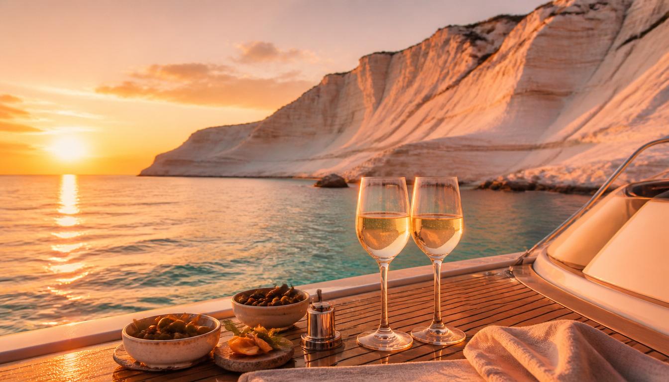 Aperitivo al tramonto in barca